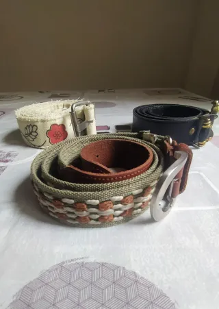 6 cinturones variados