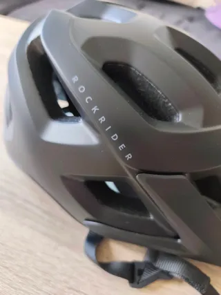 Casco Bici Rockrider Negro