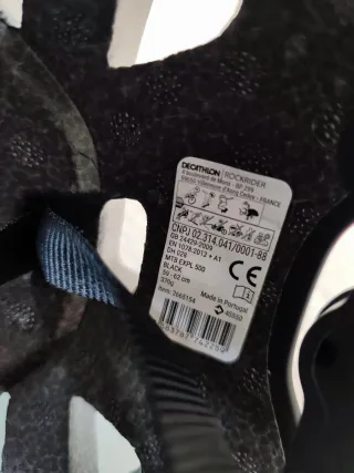 Casco Bici Rockrider Negro