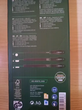 Set de limas Parkside