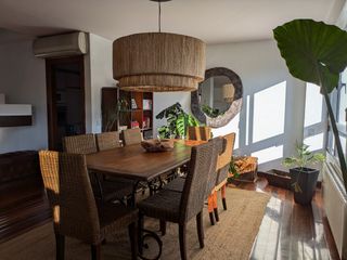 Lámpara de salón fibras naturales grande