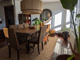 Lámpara de salón fibras naturales grande