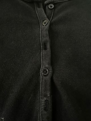 Jersey Zara botones negro