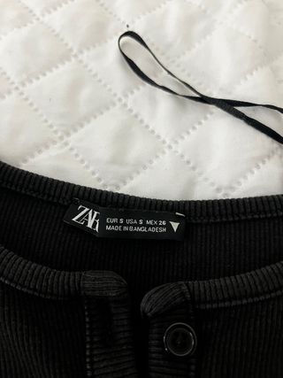 Jersey Zara botones negro