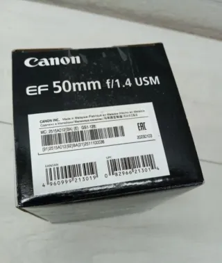 Canon EF 50mm f/1.4 USM Objetivo