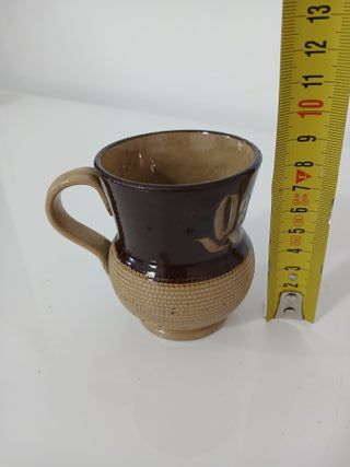 Brocca in Terracotta con Coperchio Legno