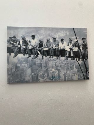 OBREROS EN Nueva York 1932 Cuadro y poster