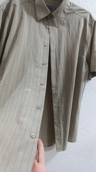 Camisa rayas vintage hombre talla M marca H&M