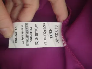 Pantalón elegante rosa morado mujer