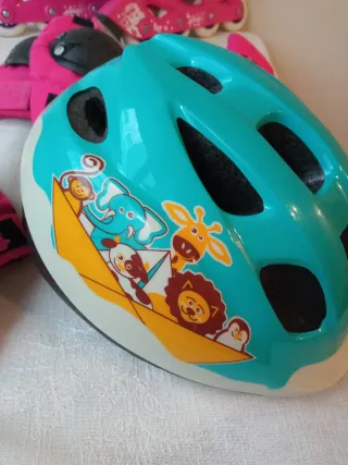 Patines Roller Play 3 niña y accesorios