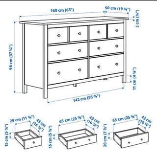 Cómoda Hemnes Ikea + Armario Pax