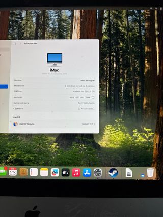 Apple iMac Plata/Blanco