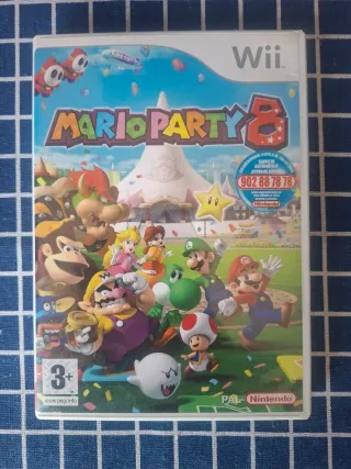 Wii MARIO PARTY 8 ORIGINAL COMPLETO