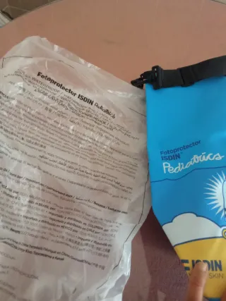 Bolsa Playa ISDIN Pediatrics Azul Naranja