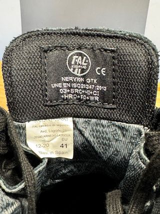 Botas Seguridad FAL Nervion GTX Negras