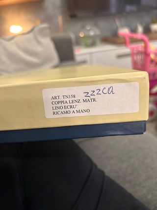 Completo letto matrimoniale e tovaglia puro lino