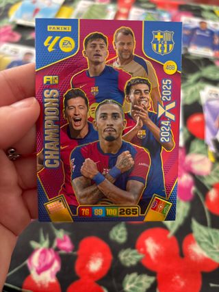 Carta Panini Champions FC Barcelona 2024-2025