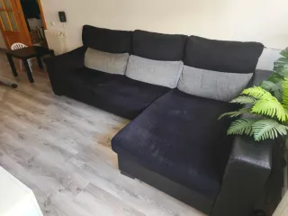 Sofá chaiselongue 4 plazas