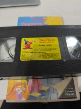 Robin Hood VHS Clásicos Disney Español