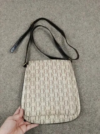 Bolso Carolina Herrera Beige y Marrón