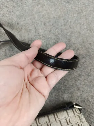 Bolso Carolina Herrera Beige y Marrón