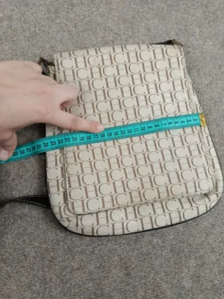 Bolso Carolina Herrera Beige y Marrón