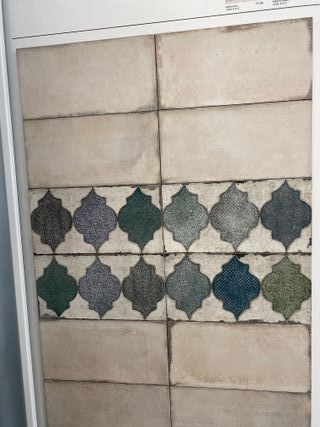 Azulejos Círculo Azul, Blanco y Gris ¡OFERTA!