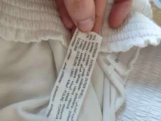 Falda larga Lefties blanca talla L