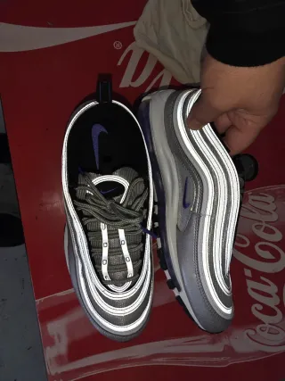 Nike Air Max 97 Gris y Morado
