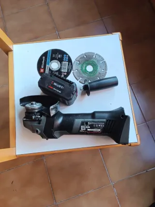 AMOLADORA RADIAL WURTH BATERÍA 18V