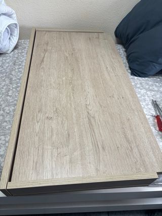 Mesa plegable madera.