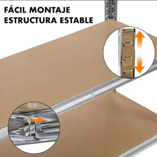 2 Estantería Metálica PRECINTADA 180*90*40