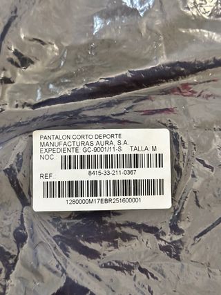 Pantalón Corto Deporte Ejército Talla M