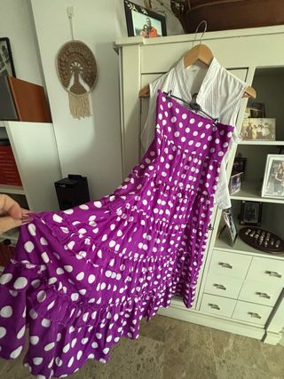 Conjunto Flamenco: Blusa y Falda