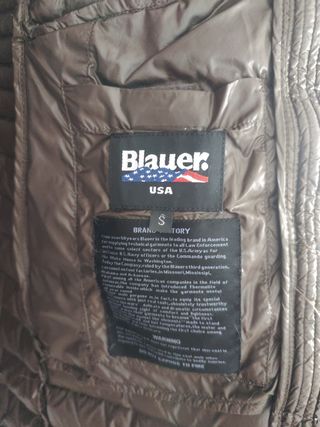 Abrigo Blauer plumífero marron