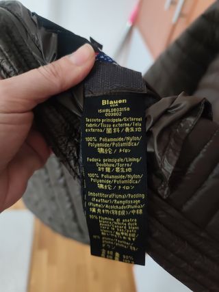 Abrigo Blauer plumífero marron