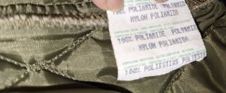 Giacca trapuntata uomo verde