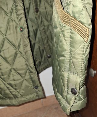 Giacca trapuntata uomo verde