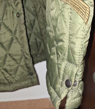 Giacca trapuntata uomo verde