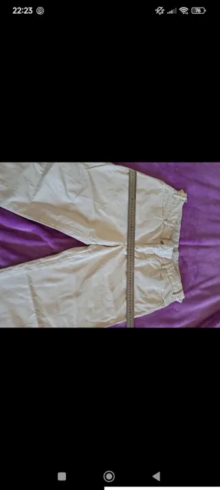 Pantalón beige hombre nuevo