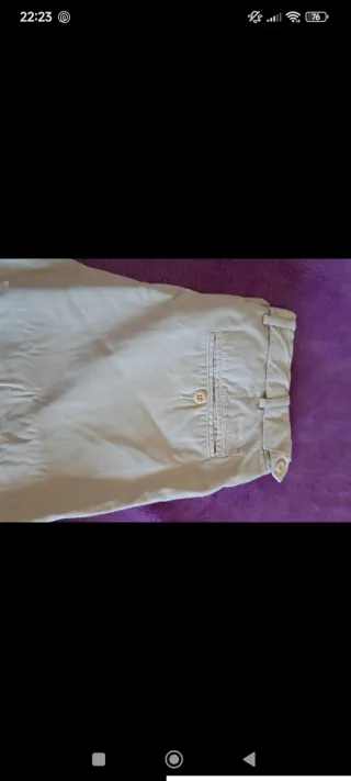 Pantalón beige hombre nuevo