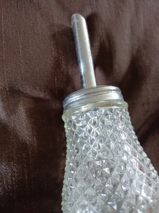 Dosatore zucchero in vetro e metallo