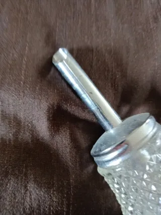 Dosatore zucchero in vetro e metallo