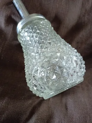 Dosatore zucchero in vetro e metallo