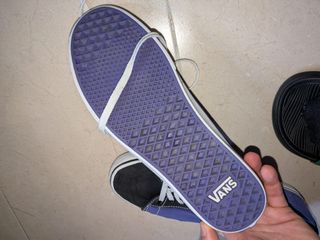 Vans Authentic Bicolor (Morado/Negro) - Talla 43