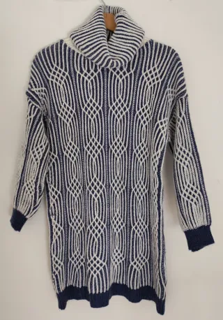 Jersey largo cuello alto