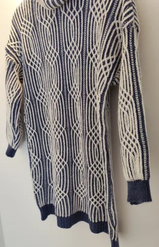 Jersey largo cuello alto