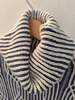 Jersey largo cuello alto