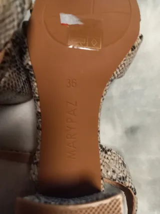 Sandalias Talla 36 Animal Print