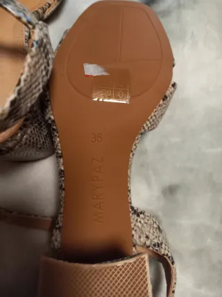 Sandalias Talla 36 Animal Print